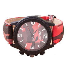 Male Camouflage Quartz Watch Men Military Hiking Wristwatches Boy Students Running Relojes hombres IMY66