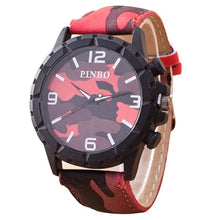 Male Camouflage Quartz Watch Men Military Hiking Wristwatches Boy Students Running Relojes hombres IMY66