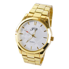 Men's Luxury Watch Gold Analog Quartz Watches Men Stainless Steel Wrist Watch relogio masculino erkek kol saati IMY66