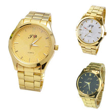 Men's Luxury Watch Gold Analog Quartz Watches Men Stainless Steel Wrist Watch relogio masculino erkek kol saati IMY66