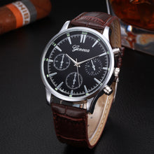 Mens Watch Retro PU Leather Band Analog Alloy Quartz Wrist Watch relogio masculino erkek kol saati Hour Clock IMY66