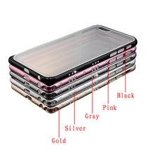 Metal Frame Slim TPU Cell Phone Back Case Cover For iphone 6 4.7 inch/Plus 5.5 IMY66