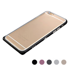 Metal Frame Slim TPU Cell Phone Back Case Cover For iphone 6 4.7 inch/Plus 5.5 IMY66