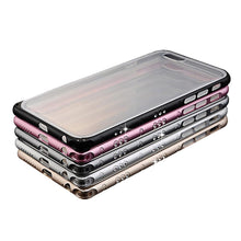 Metal Frame Slim TPU Cell Phone Back Case Cover For iphone 6 4.7 inch/Plus 5.5 IMY66