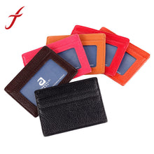 Mini Neutral PU Leather Wallet Card Holder case bag Credit ID Card Purse unisex purse small wallet IMY66