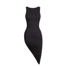 Plus Size Women Clothing Sexy Women Dress Irregular Sleeveless Bandage Bodycon Party Clubwear Long Maxi Dress IMY66
