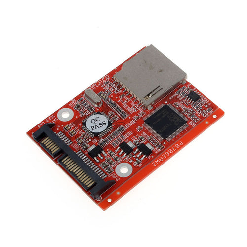 SD SDHC MMC Card To SATA 7+15pin HDD Hard Disk Drive Converter IMY66