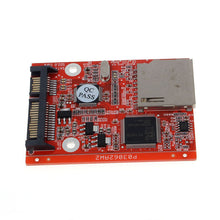 SD SDHC MMC Card To SATA 7+15pin HDD Hard Disk Drive Converter IMY66