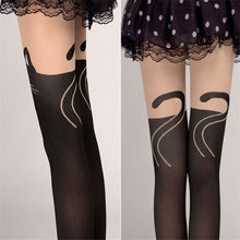 Sexy Stockings Women Cute Cat Tail Leggings Female Catoon Stocking Sexy Sheer Pantyhose Stockings Long Sexy Stocking IMY66
