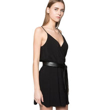 Sexy Women Ladies Strap V Neck Polka dot Dresses Loose Party wrap Club Maxi style Long Beach Dress Vestidos IMY66