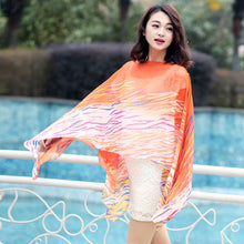 Silk Scarf Women Soft Thin Hijab Chiffon Bandanas Oversize Sunscreen Shawls And Scarves Lace Foulard Femme Bufandas IMY66