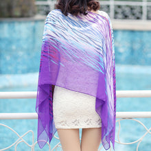 Silk Scarf Women Soft Thin Hijab Chiffon Bandanas Oversize Sunscreen Shawls And Scarves Lace Foulard Femme Bufandas IMY66