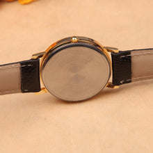 Style Watches Women WHO CARES Letter Printed Casual PU Leather Watch Analog Quartz Wrist Watch relojes mujer IMY66