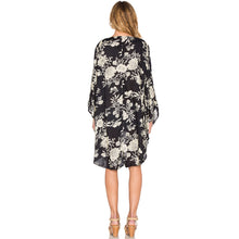 Women Floral Printed Gauze Blouses Kimono Cardigan Coat Jacket Designer Vestideo blusa feminino IMY66