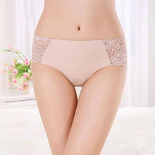 Ultra-Thin Transparent Sexy Lingerie Women Lace Hollow Panties Breathable Solid Seamless Briefs Panties Underwear IMY66