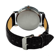 Women Men Casual Luxury Analog Watches Faux Leather Blue Ray Glass Quartz WristWatch Watches Clock Hours IMY66