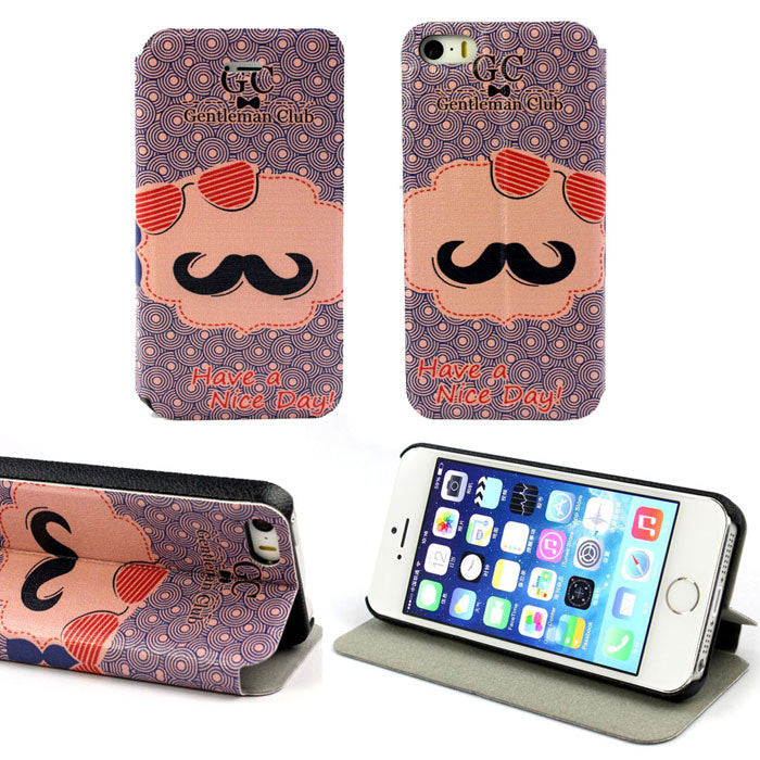 Pattern Wallet Flip Leather Hard Case Cover For iphone 5 5G 5S C IMY66