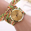 Ladies flower cloth wrist watch women dress watchfabric watch sweet girls watch relogio IMY66