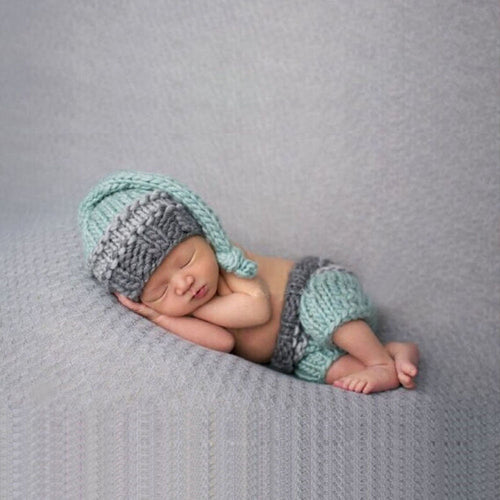 Newborn Baby Girls Boys Crochet Knit Costume Photo Photography Prop Outfitsborn fotografia clothes and accessories IMY66