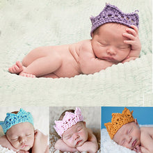 Newborn Baby Hat Princess Hand-woven Crown Tiara Headband 2-10 Months Photography Prop IMY66