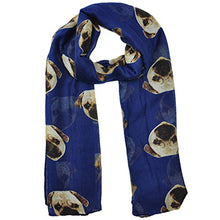 Women Long Cute 3D Pug Dog Pattern Scarf Wraps Shawl Soft Shawl Scarves Size190*80cm IMY66