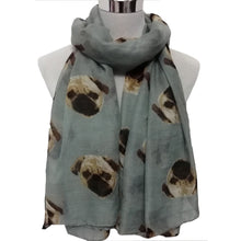 Women Long Cute 3D Pug Dog Pattern Scarf Wraps Shawl Soft Shawl Scarves Size190*80cm IMY66