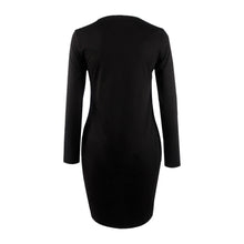 One Piece Dress Women Casual Dress Ladies Loose Long Sleeve Bodycon Mini Dress Vestidos femininos IMY66