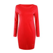 One Piece Dress Women Casual Dress Ladies Loose Long Sleeve Bodycon Mini Dress Vestidos femininos IMY66