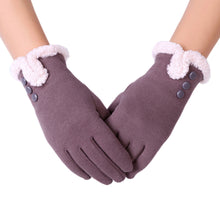 Phone Touch Screen Gloves For Women Buttons Warm Wrist Gloves Mittens Cashmere Guantes para hombres IMY66
