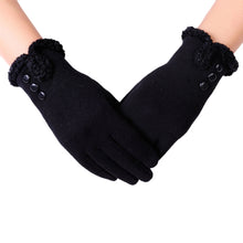 Phone Touch Screen Gloves For Women Buttons Warm Wrist Gloves Mittens Cashmere Guantes para hombres IMY66