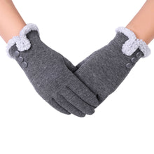 Phone Touch Screen Gloves For Women Buttons Warm Wrist Gloves Mittens Cashmere Guantes para hombres IMY66