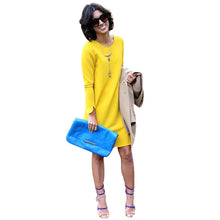 Plus size women clothing Women Long Sleeve Backless Party Cocktail Casual Mini Dress office dress vestidos IMY66