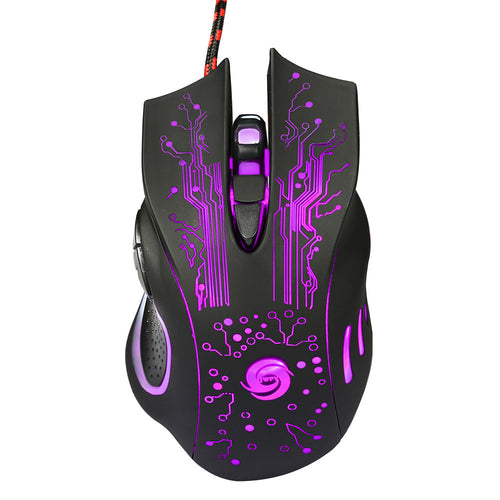Professional 6 Buttons 2400 DPI LED Optical USB Wired Gaming PRO Mouse Mice For PC Laptop Computer Game Mouse IMY66