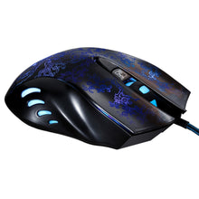 Professional Floral Printed 2400DPI LED Optical 6D 6 Buttons USB Wired Gaming Mouse For PC Laptop Computer Game Mouse IMY66