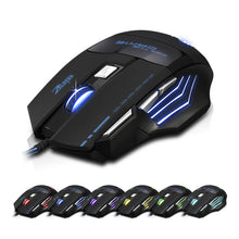 Professional Wired Gaming Mouse Gamer 7 Button 5500 DPI LED Optical USB Wired Computer Mouse Mice Cable Mouse IMY66