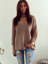 Pull Femme Women Pullover Thin Sweaters V-Neck Sweaters Women Pullovers Knitted Loose Women's Sweaters IMY66