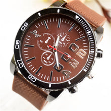 Reloje Hombre Men Watches Luxury Round Steel Case Hour Watch Orologio Uomo Silicone Quartz Analog Wristwatch IMY66