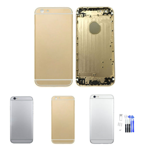 Replacement Back Cover Housing Door Back Part Metal Alloy Back Battery Case Back Cover for iPhone 6 4.7 Inch IMY66