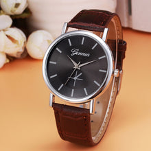 Retro Faux Leather Band Women Watches Casual Dress Analog Alloy Quartz Wrist Watch relogio feminino IMY66