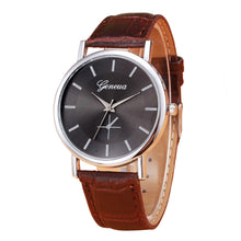 Retro Faux Leather Band Women Watches Casual Dress Analog Alloy Quartz Wrist Watch relogio feminino IMY66