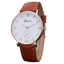 Retro Woman Dress Watches Casual PU Leather Band Analog Alloy Quartz Wrist Watch relogio feminino Geneva Watches IMY66