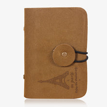 Retro Eiffel Tower Men Women Pu Leather Pocket Business Credit Business ID Card Holder Wallet Bag Case IMY66