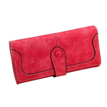 Retro Women Wallet Multi-card Position Hasp Two Fold Wallet Long Purse Card Holder carteira feminina IMY66