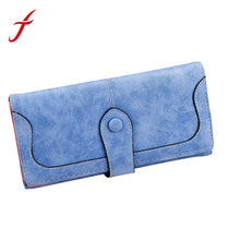 Retro Women Wallet Multi-card Position Hasp Two Fold Wallet Long Purse Card Holder carteira feminina IMY66