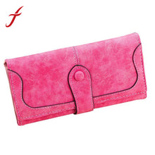 Retro Women Wallet Multi-card Position Hasp Two Fold Wallet Long Purse Card Holder carteira feminina IMY66
