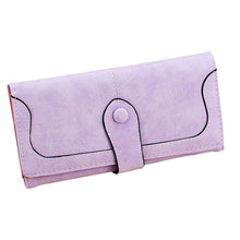 Retro Women Wallet Multi-card Position Hasp Two Fold Wallet Long Purse Card Holder carteira feminina IMY66