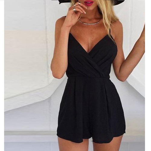 Rompers Women Jumpsuit Ladies Sexy Strap Playsuit Bodycon Party Shorts Beachwear Jumpsuit Playsuit macacao feminino IMY66