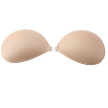 Self-Adhesive Silicone Invisible Strapless Cotton Front Closure Push Up Bra Brassiere For Women Cup A-D IMY66
