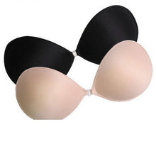Self-Adhesive Silicone Invisible Strapless Cotton Front Closure Push Up Bra Brassiere For Women Cup A-D IMY66