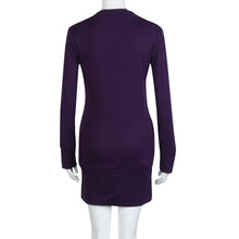 Sexy Women Turtleneck Dress Solid Casual Bodycon Long Sleeve Party Short Mini Dress Vestidos femininos IMY66